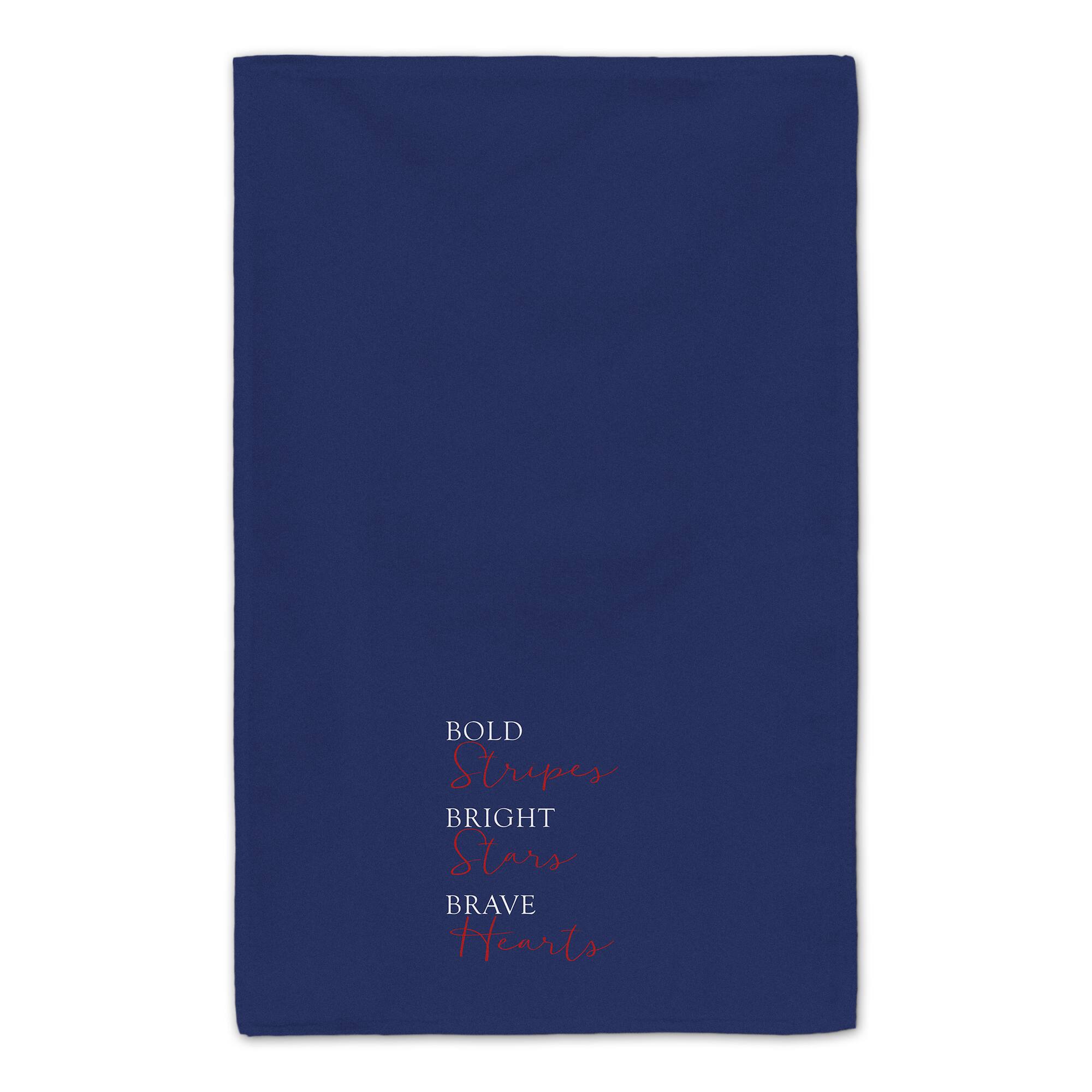 Designs Direct Bold Stripes Bright Stars Tea Towel Set